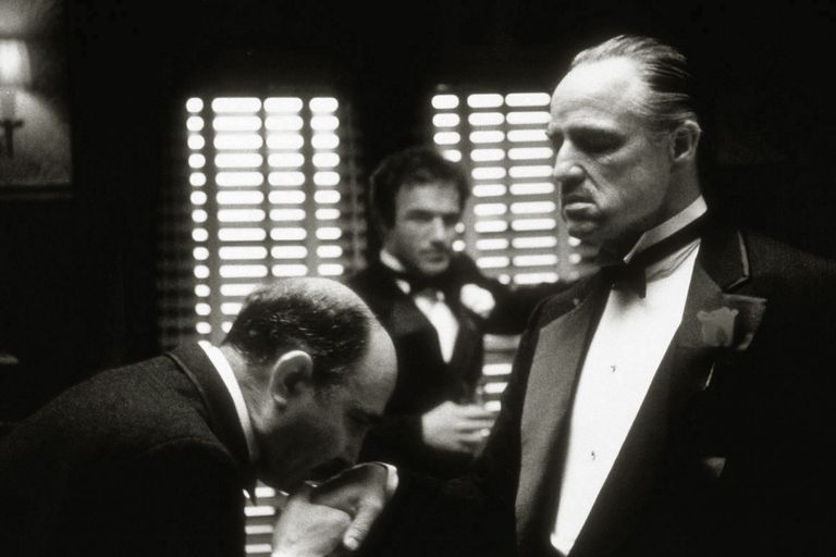 Marlon Brando, James Caan and Salvatore Corsitto, "The Godfather" 1972 Paramount Il Padrino