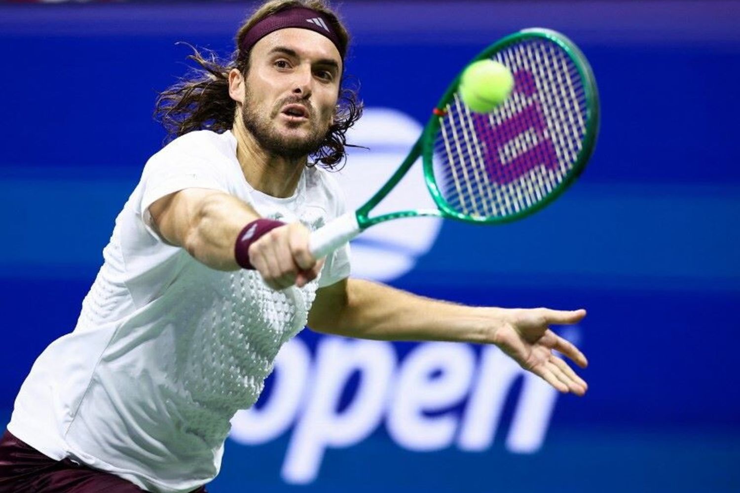 Il rovescio a una mano di Stefanos Tsitsipas eliminato agli ottavi degli Us Open 2026