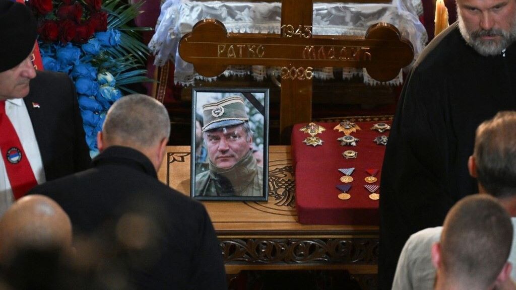 I funerali di Mladic a Belgrado