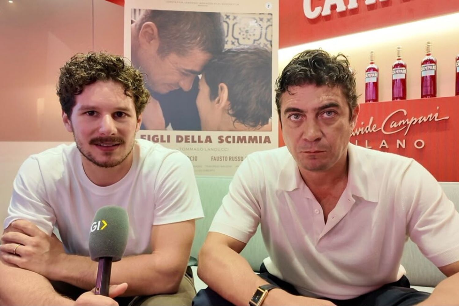 Tommaso Landucci e Riccardo Scamarcio
