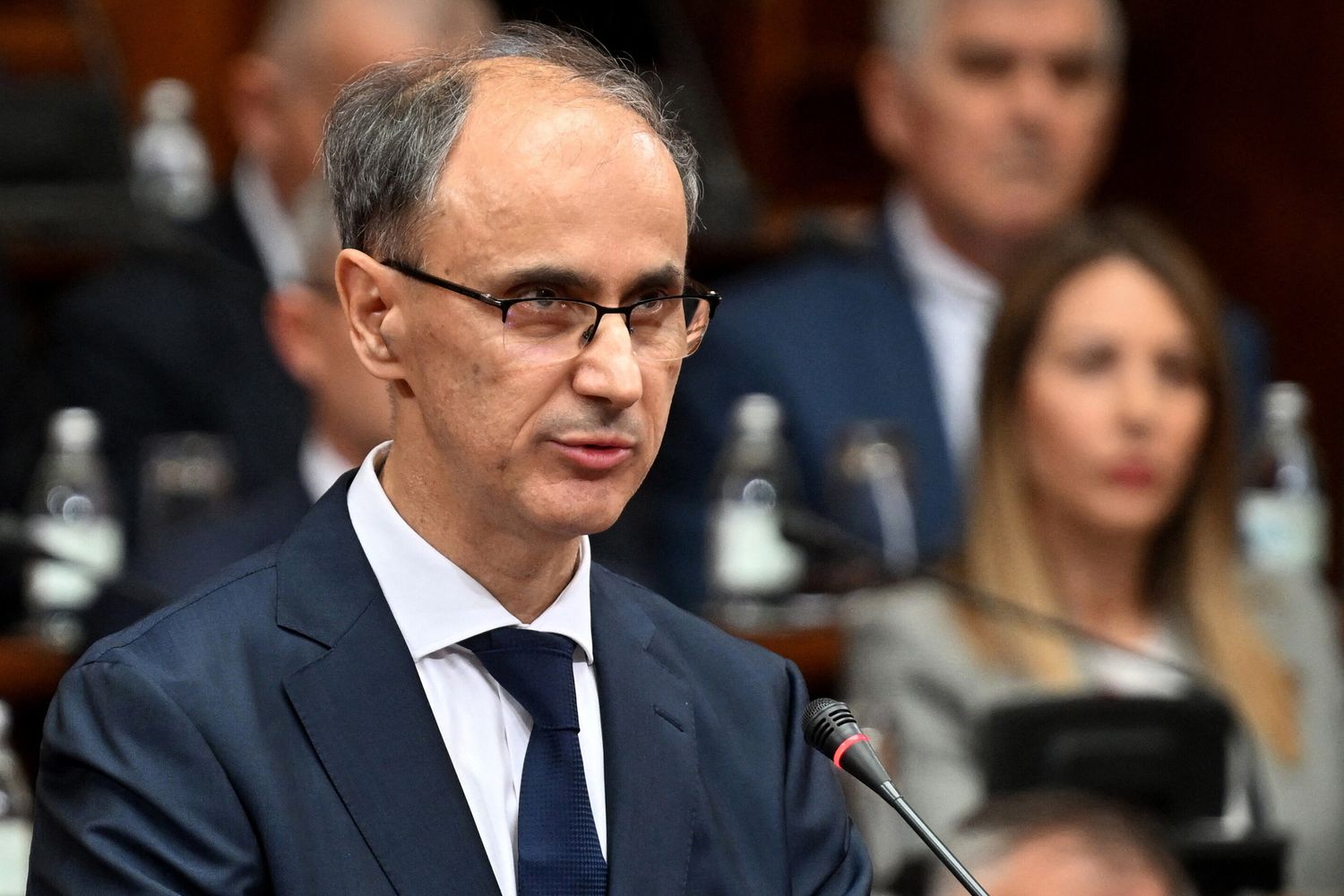 Il primo ministro serbo Djuro Macut
