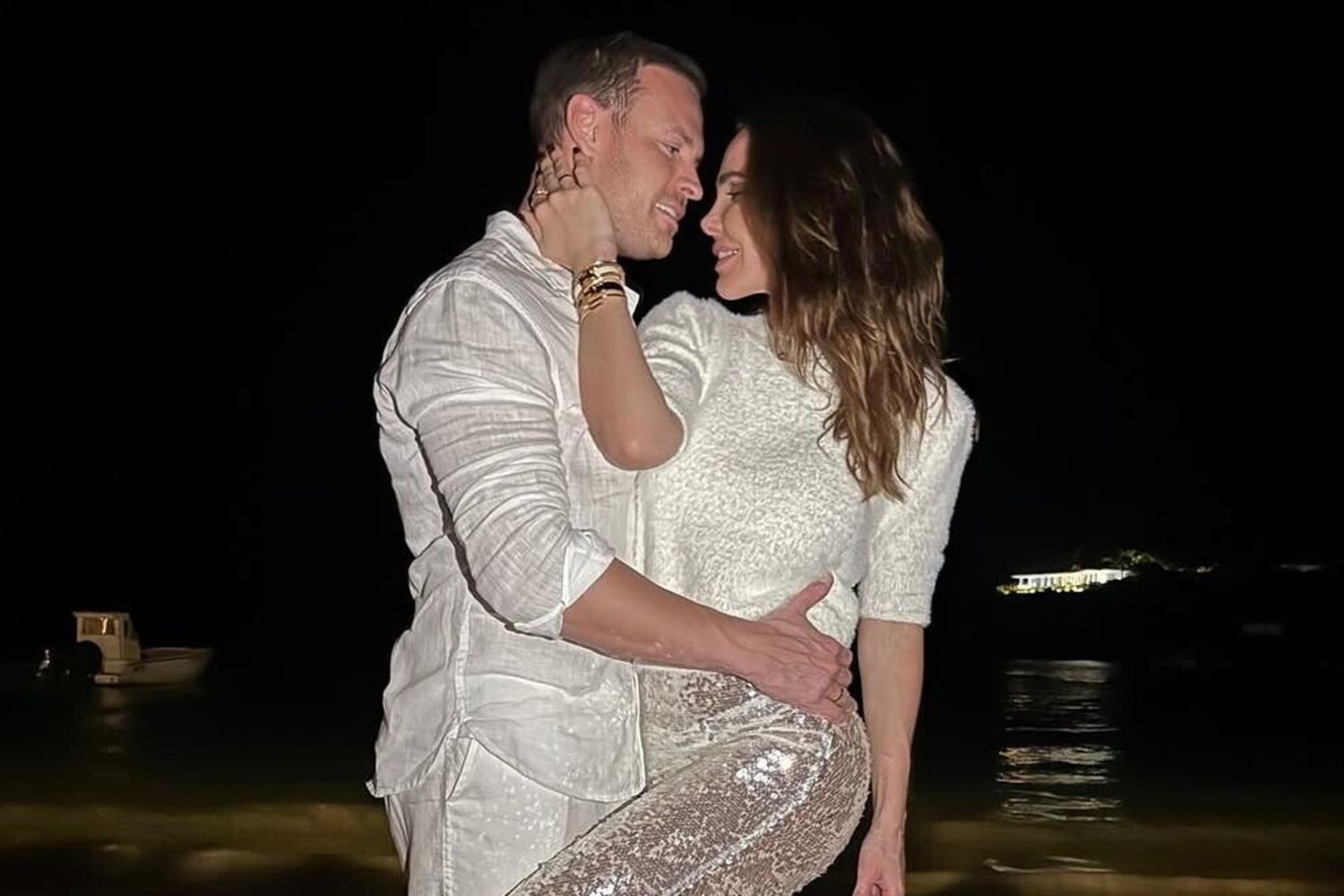 Ilary Blasi e Bastian Muller a Saint Barth