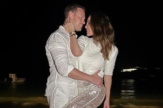 Ilary Blasi e Bastian Muller a Saint Barth
