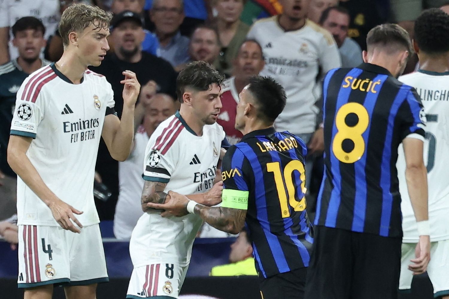 Champions League: debutto amaro per l'Inter, ko 2-1 a Madrid