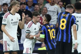 Champions League: debutto amaro per l'Inter, ko 2-1 a Madrid