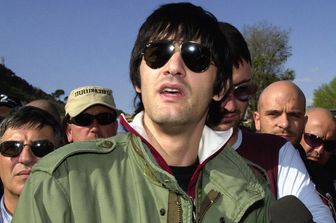 Fabrizio Piscitelli, detto 'Diabolik', al raduno degli Irriducibili della Lazio nel 2003