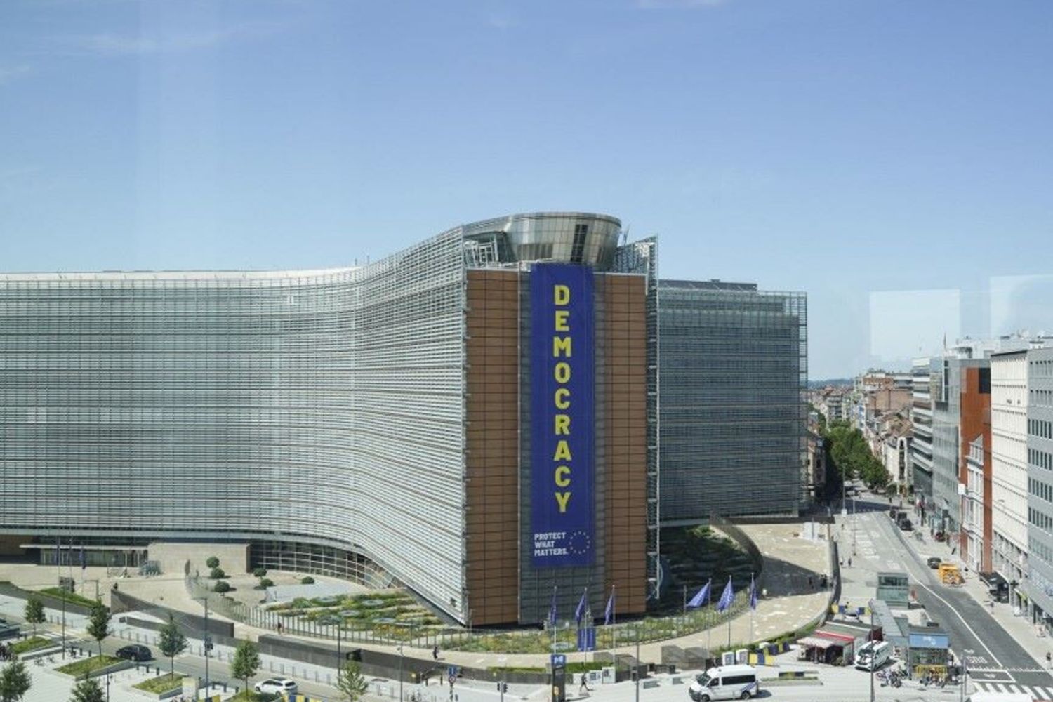 La sede della Commissione europea a Bruxelles