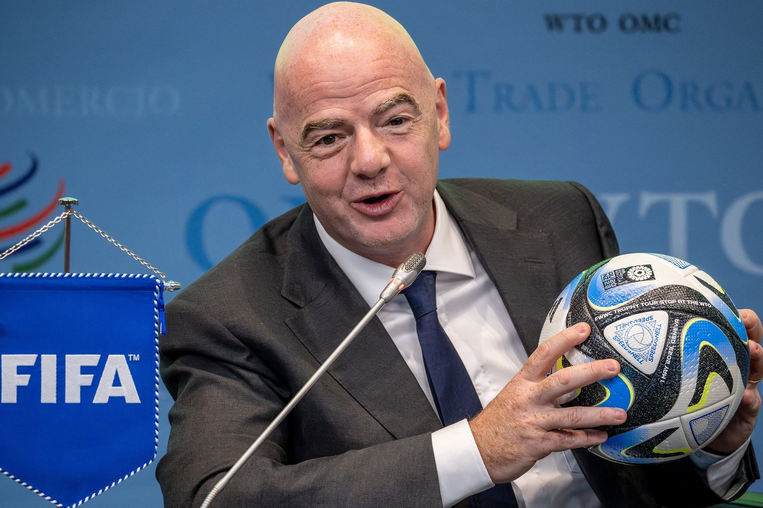 Il presidente Fifa Gianni Infantino