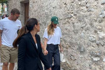 Ilary Blasi e Bastian Muller a Ravello