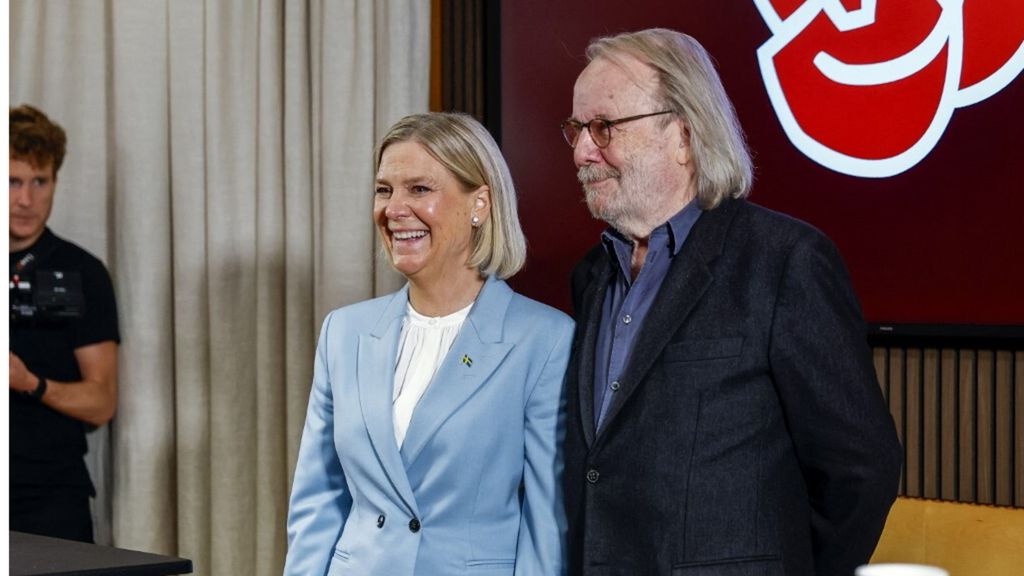 In Svezia un membro degli Abba ha suonato "Mamma mia" per la candidata di sinistra