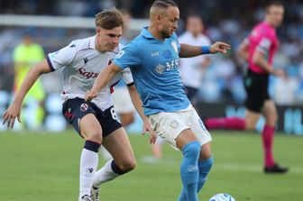 Lobotka, l'autore del gol decisivo in Napoli-Bologna