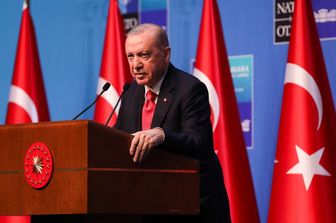 Il presidente turco Recep Tayyip Erdogan al Summit Nato ad Ankara del luglio scorso