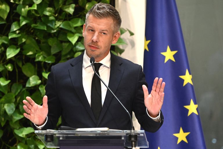 Il premier ungherese Péter Magyar