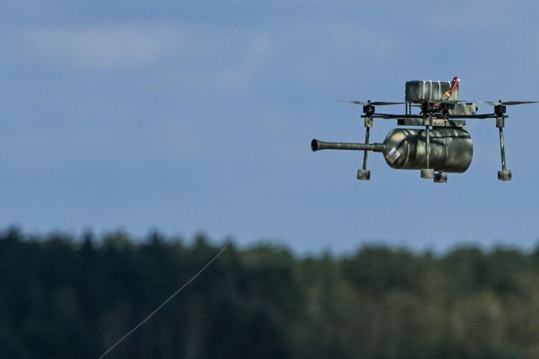 Drone fibra ottica