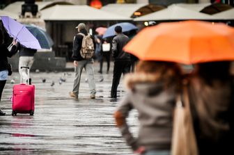 Pioggia a Milano