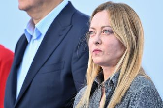 La premier Giorgia Meloni alla 62esima edizione del Settecolli al Foro Italico