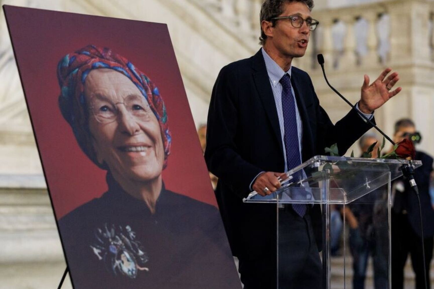 Emma Bonino, in Campidoglio l'omaggio della politica italiana