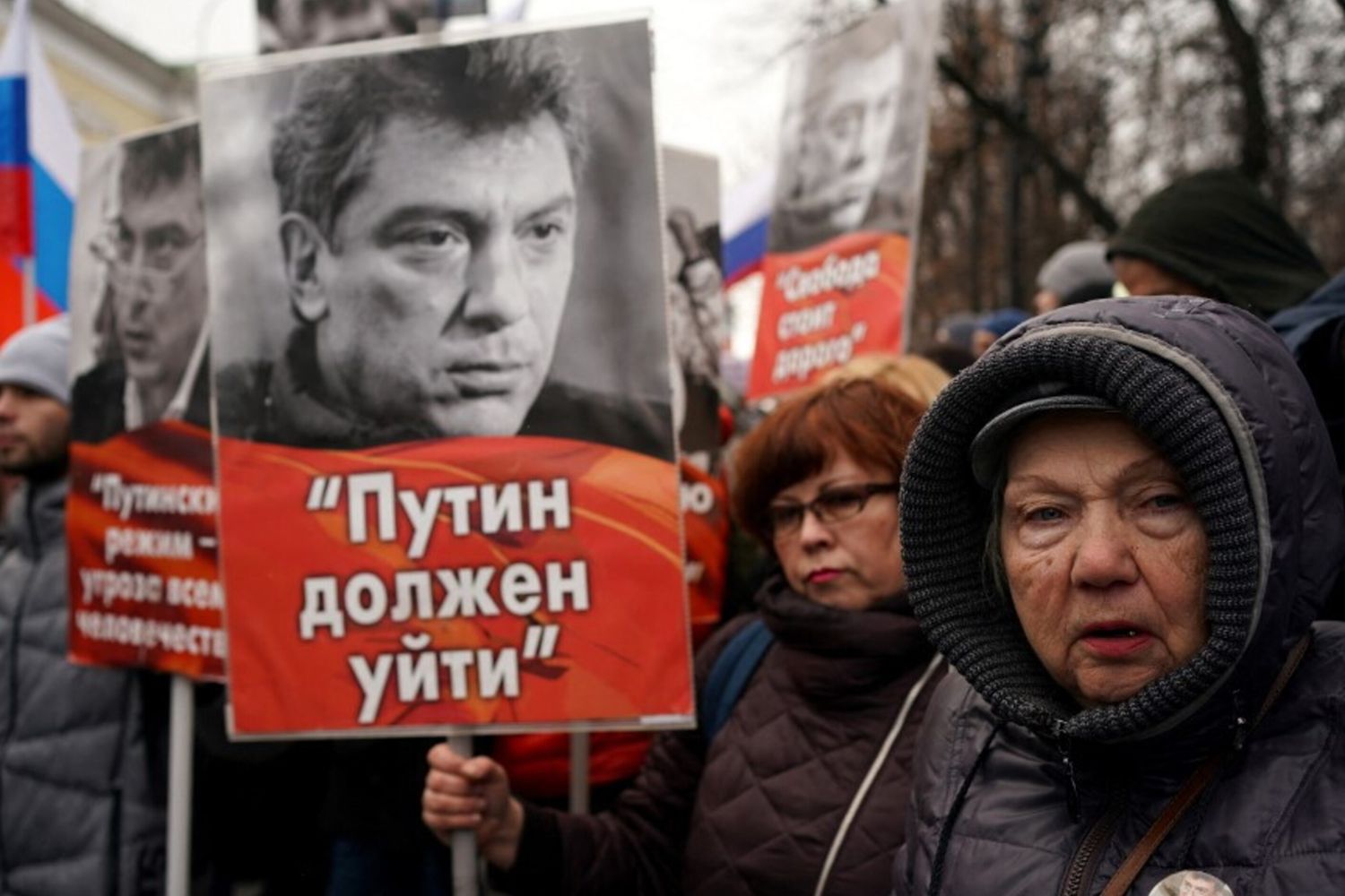 Marcia in memoria di Boris Nemtsov