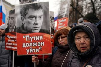 Marcia in memoria di Boris Nemtsov