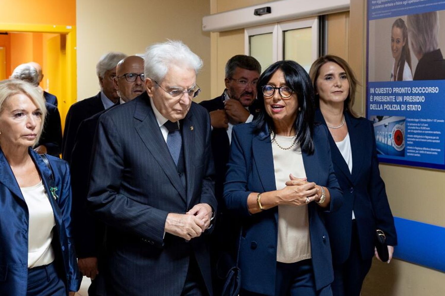 Mattarella ha visitato la “Stanza Rosa” dell’Ospedale Misericordia di Grosseto