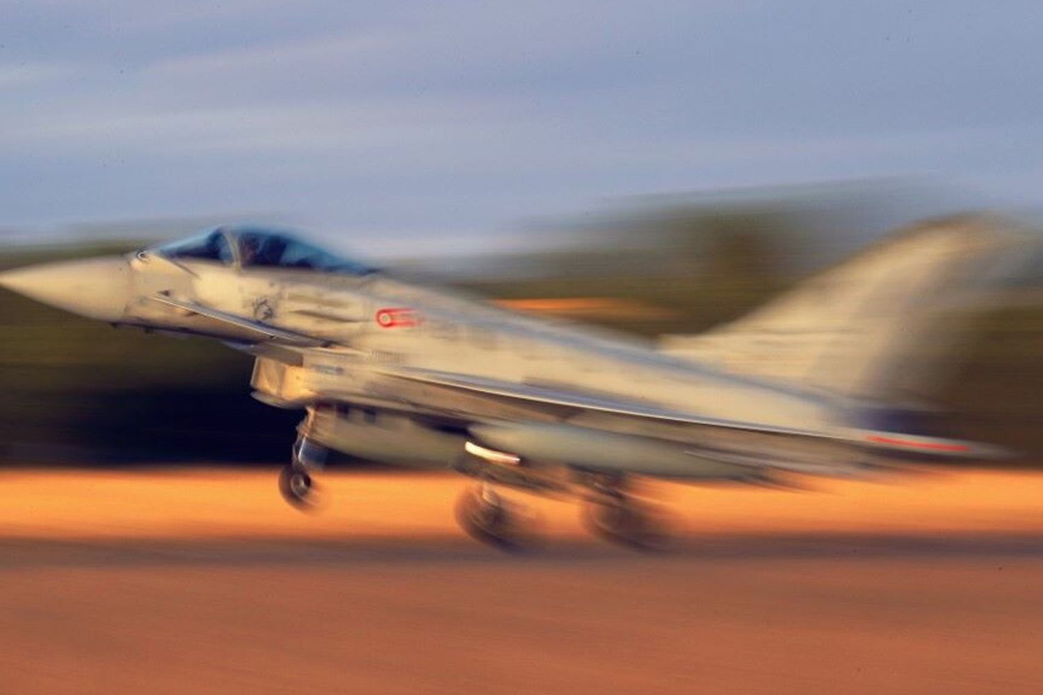 Un Eurofighter dell'Aeronautica Militare Italiana  - immagine di archivio