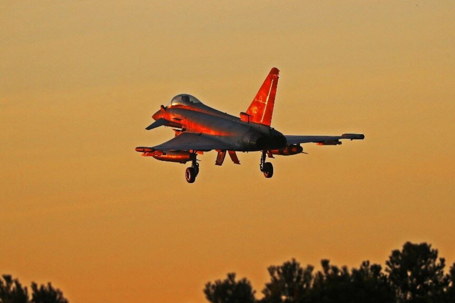 Un Eurofighter dell'Aeronautica militare italiana