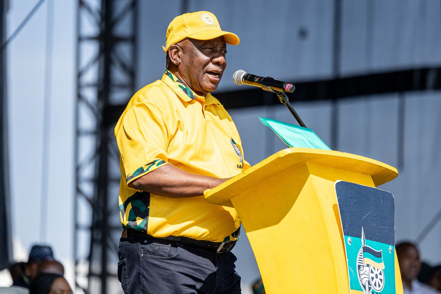Il presidente sudafricano Cyril Ramaphosa