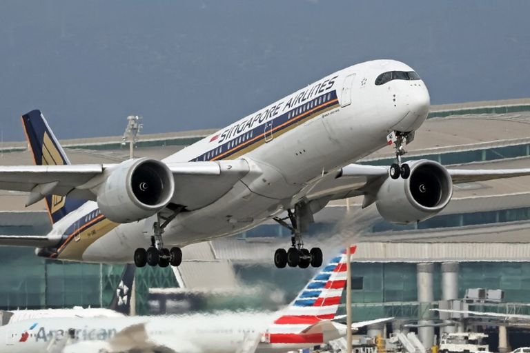 Un aereo della Singapore Airlines