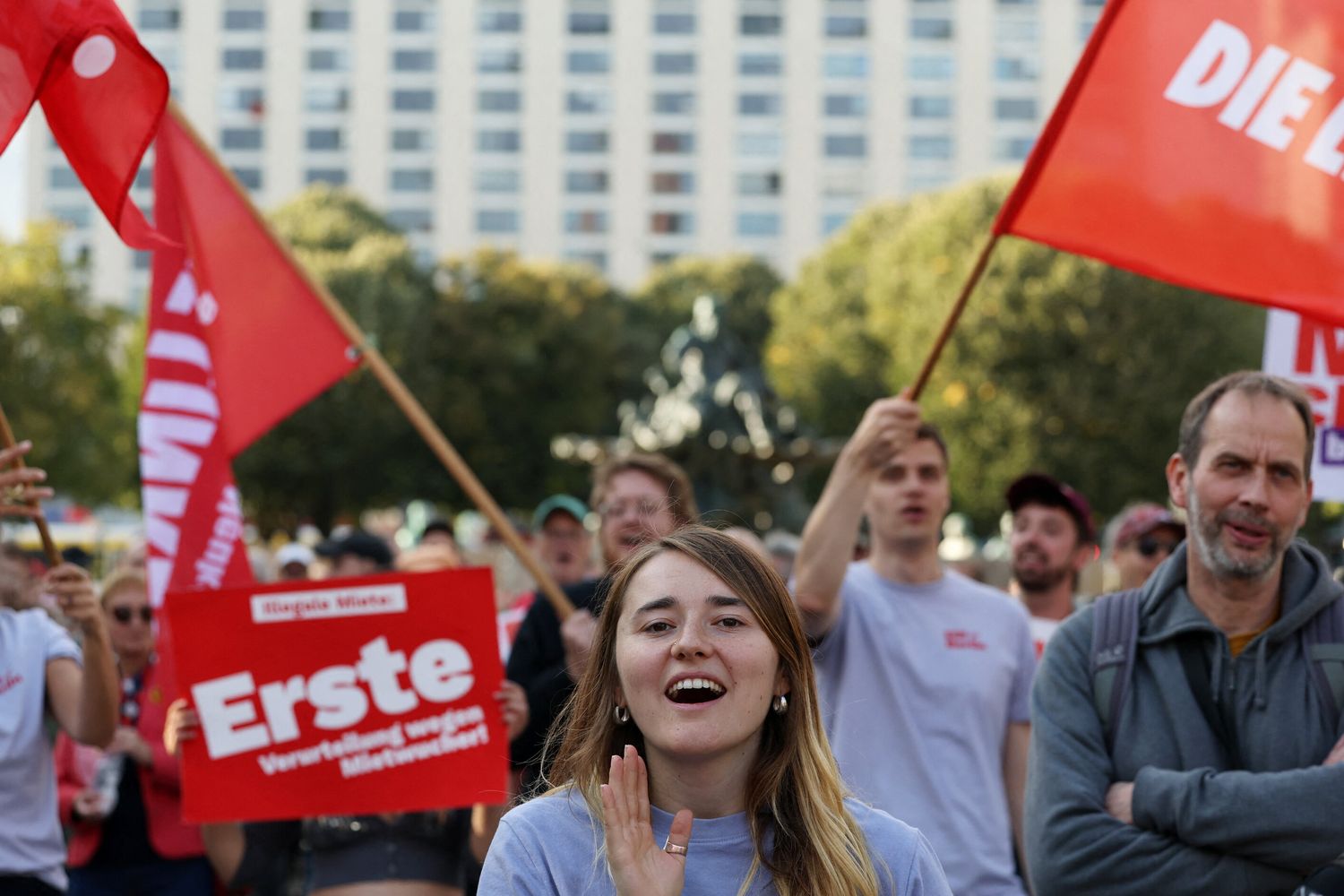 I sostenitori del partito Die Linke