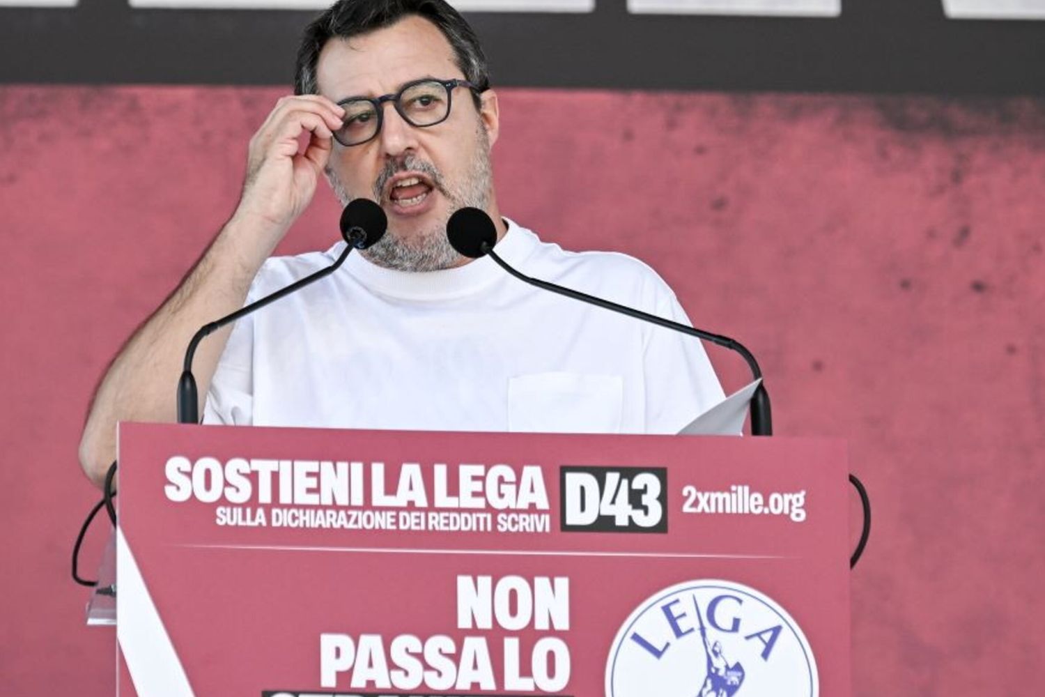 Matteo Salvini a Pontida