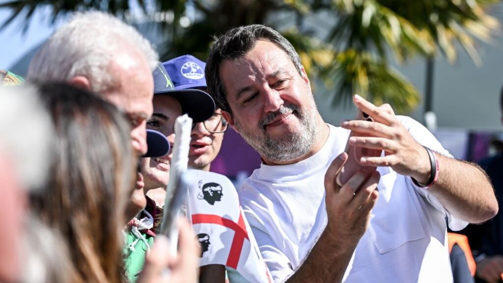 Matteo Salvini a Pontida