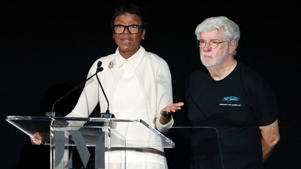 I co-fondatori del Lucas Museum of Narrative Art, Mellody Hobson e George Lucas
