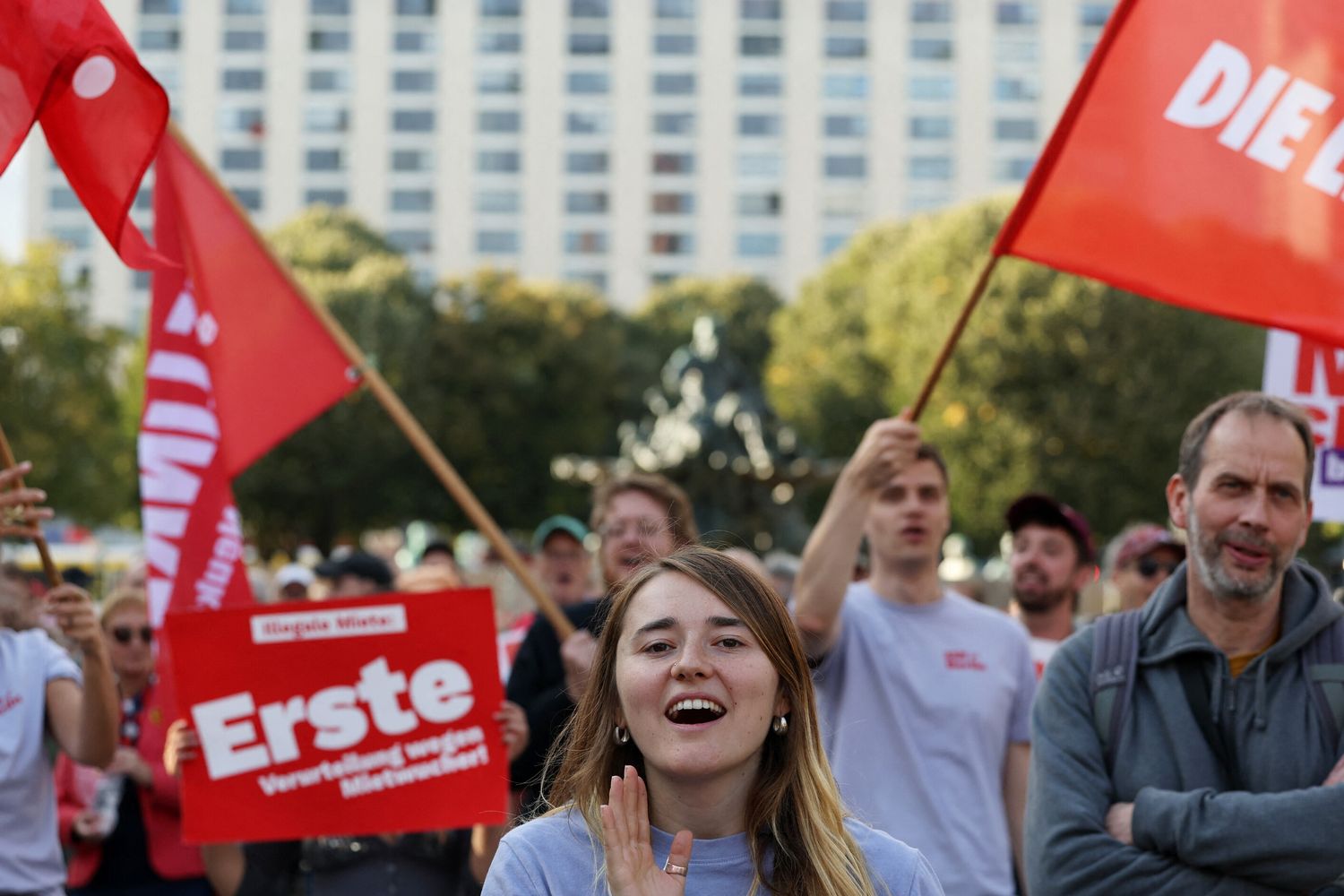 I sostenitori del partito Die Linke
