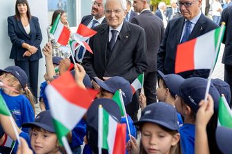 Il presidente Mattarella ad Amatrice