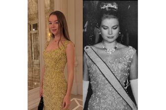 Alexandra di Hannover, l'abito Givenchy di Grace Kelly che attraversa tre generazioni di Grimaldi