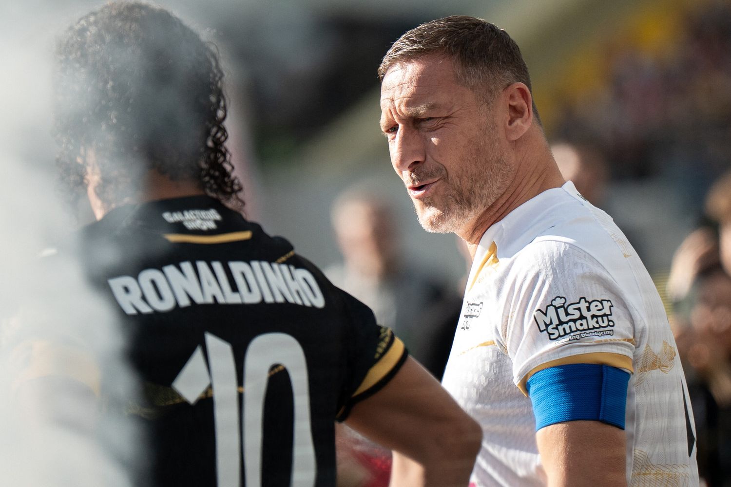 Francesco Totti al Galacticos Show a Chorzow (Polonia) nell'aprile 2026