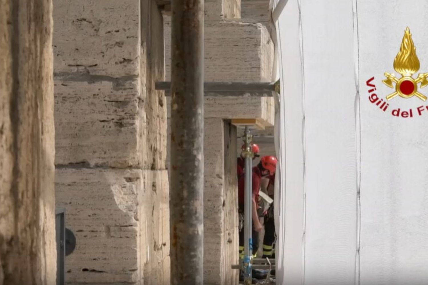 Incidente sul lavoro al Colosseo