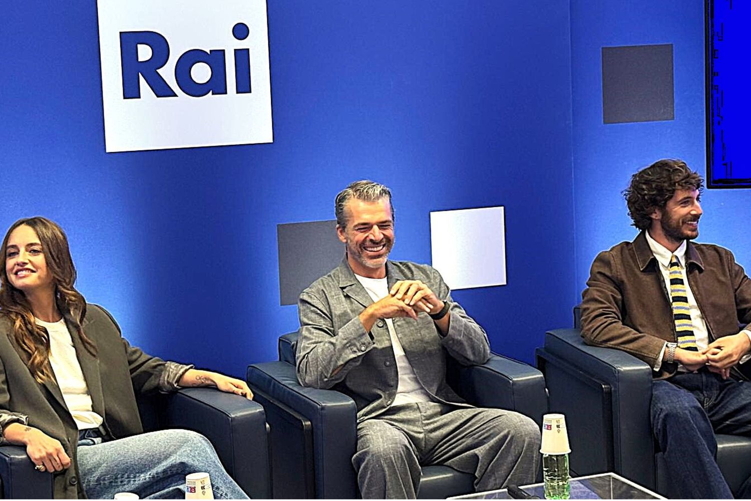 Matilde Gioli, Luca Argentero e Pierpaolo Spollon