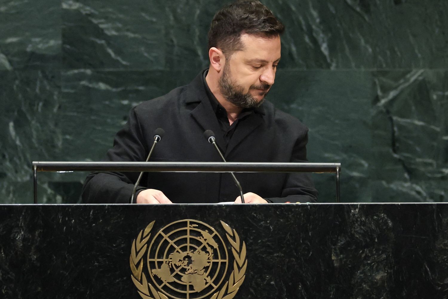 Volodymyr Zelensky all'ONU