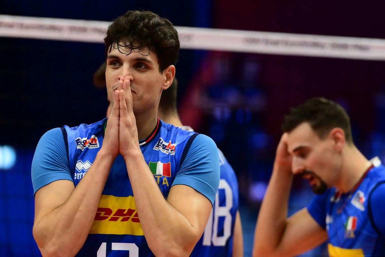 La delusione di Mattia Bottolo dopo la sconfitta