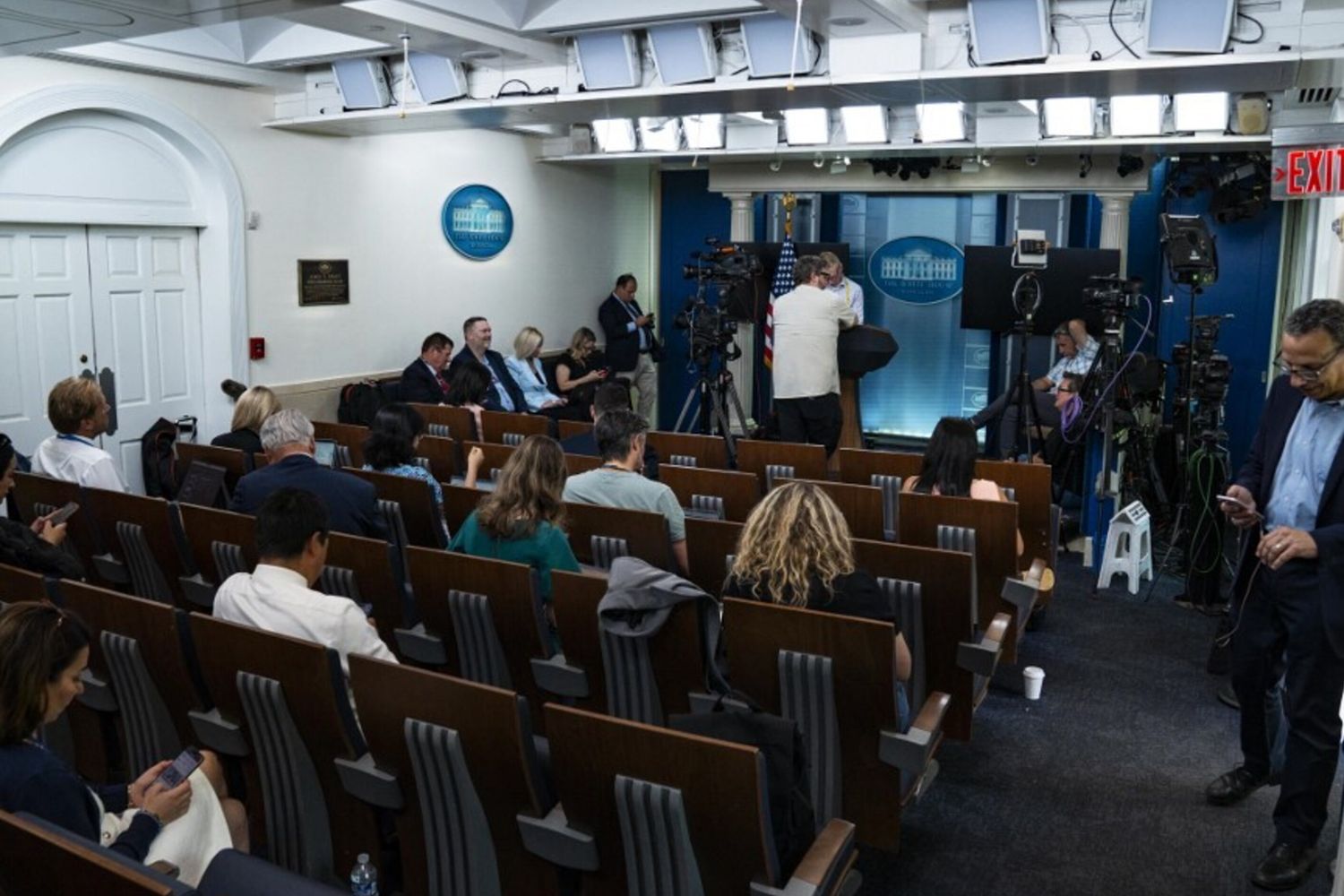 Sala stampa della Casa Bianca