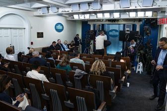 Sala stampa della Casa Bianca