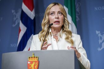 La premier Giorgia Meloni a Oslo