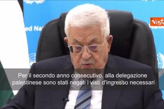Abu Mazen all’Onu: Siamo stati puniti per aver chiesto la fine dell’occupazione della Palestina
