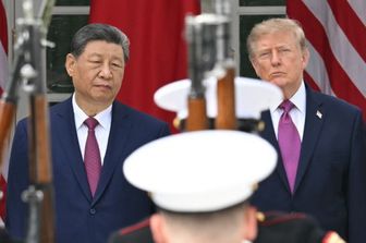 Il presidente cinese Xi Jinping e il presidente statunitense Donald Trump
