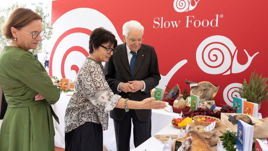 Il presidente Mattarella in occasione di "Terra Madre e Salone del Gusto"