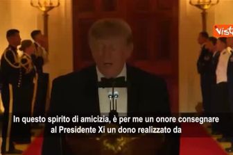 Trump dona a Xi Jinping statua dell'aquila americana: Simbolo della nostra amicizia