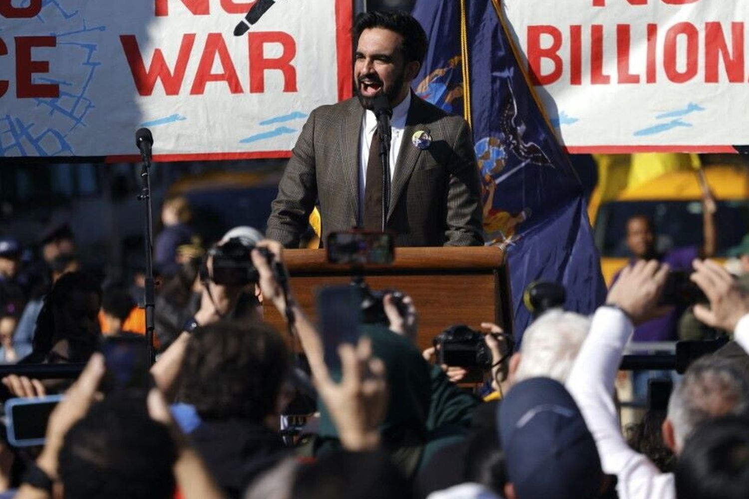sindaco socialista democratico di New York Zohran Mamdani