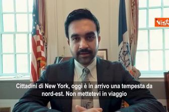 Mamdani: In arrivo tempesta a New York, evitare spostamenti non essenziali, state al sicuro