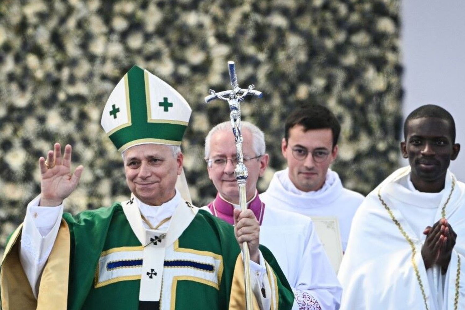 Papa Leone a Lourdes
